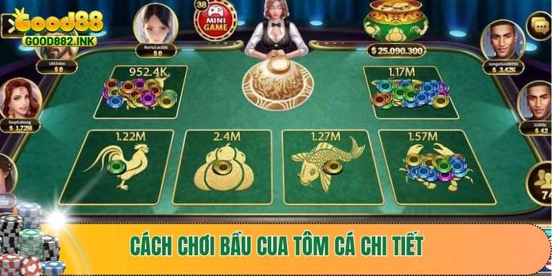 Cách chơi bầu cua tôm cá chi tiết cho thành viên tham khảo